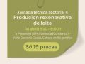 Xornada técnica produción rexenerativa de leite
