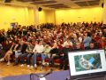 A Laracha alegará contra la planta de biogás y apoyará la defensa vecinal La Casa da Cultura estuvo llena durante la reunión infomativa sobre la planta de biogás de Soandres