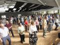 El baile para los mayores celebrado este domingo en el mercado de Carballo