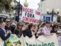 A Laracha acogió el sábado una manifestación contra el proyecto