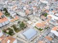 Vista aérea de la Praza do Concello de Carballo