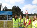 Visita a las obras de la autovía de la Costa da Morte