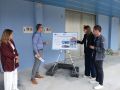 Visita al puerto de Fisterra para comprobar la actuacion de mejora en los departamentos de los marineros