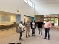 La escuela infantil de A Laracha encara la recta final de una reforma de 145.000 euros Visita de miembros del gobierno larachés a las obras de mejora de la escuela infantil