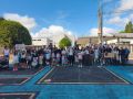 Las familias afectadas por la falta de plazas de comedor en el CEIP Bergantiños exigen una solución protesta comedor CEIP Bergantiños (2)