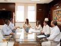 La conselleira de Vivenda mantuvo una reunión de trabajo con el alcalde de Ponteceso