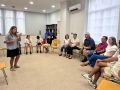 La primera sesión del nuevo curso de la Escola de Regueifa de Carballo celebrada el viernes
