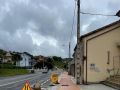Vista del vial que comunica Ponteceso y Laxe a su paso por Cabana
