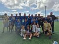 El San Ramón Veteranos posando con el trofeo de campeones