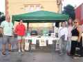 Mesa informativa de Afaber en Carballo