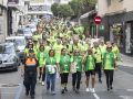 Los carballeses volvieron a volcarse en  la lucha contra el cáncer en una nueva edición de la andaina organizada por la mesa local