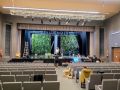 El auditorio de Cee se prepara para el estreno del nuevo espectáculo de Touriñán