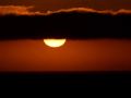 Puesta de sol este martes en Fisterra Foto Dario Gomez
