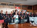 Los ciclistas de Camariñas siguen rumbo a Portugal