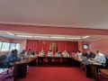 Una sesión de archivo del pleno de la corporación municipal de Laxe