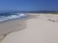 Vista de la playa de Traba, en el municipio de Laxe