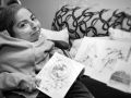 La artista Milagros Cotelo