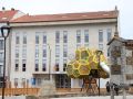 El edificio de los juzgados de Carballo