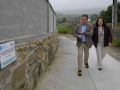 El alcalde y Belén do Campo, este jueves en Ponteceso