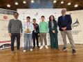 Los alumnos de Fisterra en la entrega de premios