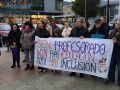 Manifestación por la falta de profesorado en Cee