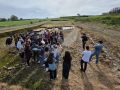 Nuevas visitas al yacimiento de Brandomil, que lo sitúan como referente de la arqueología gallega Visitas de los universitarios en Brandomil