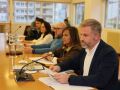 El concejal del PP Rubén Lorenzo durante el pleno