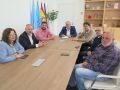 La reunión de los alcaldes de A Laracha, Cerceda, Arteixo y Culleredo celebrada este jueves