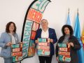 Rocío López, José Manuel López y Ana Carmen Jiménez durante la presentación