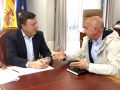 Formoso y Javier Sar en su encuentro