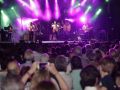 Una actuación musical en las fiestas patronales de Carballo