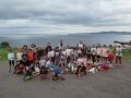 Participantes en un campamento de verano de A Laracha