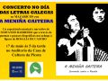 Cartel anunciador de "A meniña gaiteira"