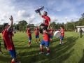 El San Lorenzo se proclamó campeón de la Liga da Costa en la última jornada, derrotar al Corcubión por 2 goles a 0