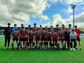 Plantel del Xuventude Laracha que el domingo se proclamó subcampeón de liga