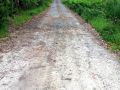La carretera que va al alto de Cibrán tiene un tramo sin asfaltar