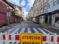 La rúa Compostela quedó cortada el pasado martes