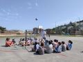 Un Paso Máis cierra en Laxe su circuito escolar de deporte inclusivo con cerca de 1.500 participantes Una de las actividades de Un Paso Máis