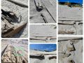 El estado de las pasarelas de la playa de Laxe