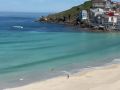 Jornada estival en la playa de Malpica