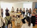Apertura de la exposición en Rego da Balsa
