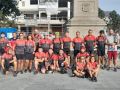 miembros del Club Ciclista Laracha en dúas Rodas, organizador de la prueba