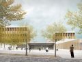 Recreación del proyecto del futuro centro de entidades sociales de Carballo