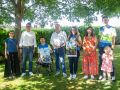 El acto de presentación se celebró en la Praza da Areosa de Vilaño