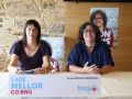 Ana Pontón y Cristina Vázquez en el acto celebrado en el hotel Playa de Laxe