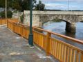 Nuevas varandillas del paseo fluvial de Ponteceso