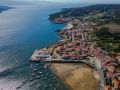 Imagen aérea de Corcubión