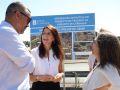 La variante de Carballo está cada vez más cerca tras 17 años de espera El alcalde de Carballo Daniel Pérez y la conselleira de Vivenda, en la presentación del proyecto de la variante de Carballo