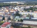Vista aérea de la zona deportiva de O Chorís