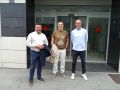 Los alcaldes de Laxe, Cabana y Zas tras reunirse con el director xeral